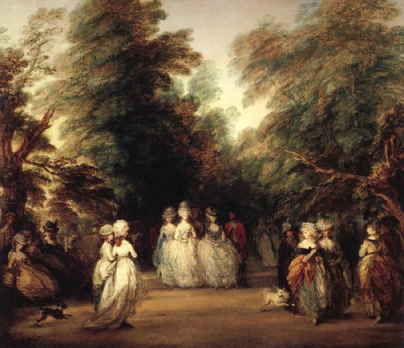 Thomas Gainsborough The mall in St.James's Park oil painting picture